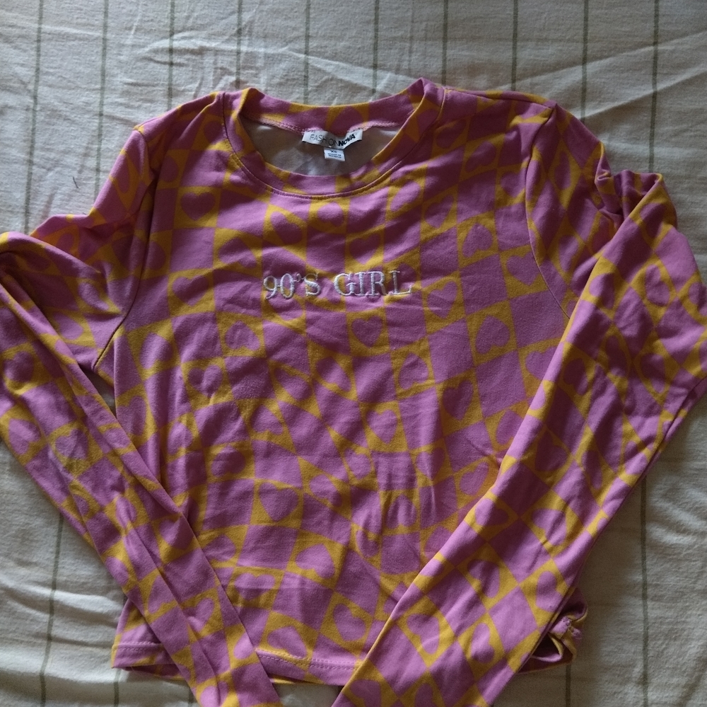 Long sleeve crop top bundle size XS